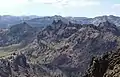 North aspect of Reynolds Peak seen from Raymond Peak