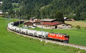 RhB freight train