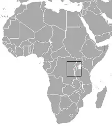 Endemic to Rwanda