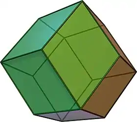 Embedding of the result (rhombic dodecahedron)