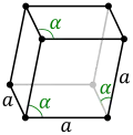 Rhombohedral crystal structure for arsenic