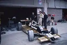 Riccardo Patrese with his A1B in 1979.