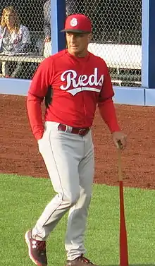 Jim Riggleman managed the Reds in 2018.