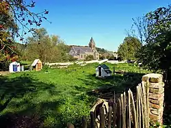 View on the church of Rimburg