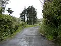 Cutting and southern approach to Summit yard from the tunnel