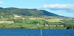 View of the lake Mjøsa in Ringsaker