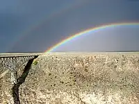 View of bridge and rainbow, 2006