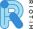 The letter "R" in a round blue shape.