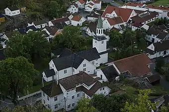 View of Risør Church from 1647