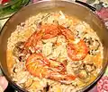 Risotto with Prawns.