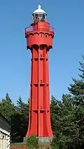 Ristna lighthouse in Kalana