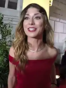 Rita Camarneiro at the Portuguese Golden Globes in 2017