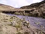 The River Calder in its upper reaches