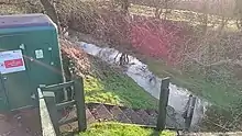 River Kennett at Ousden Gauging Station, December 2019