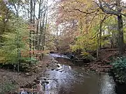 River Ryburn from the footbridge at Kebroyd