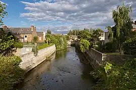 The River Tolka as it exits the eastern end of Griffith Park