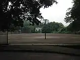 The basketball field inside the campus - 2017