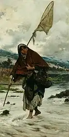 Fisherwoman at the River