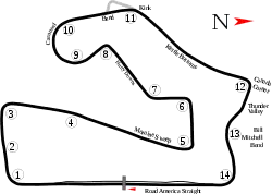 Map of Speedway