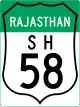 State Highway 58 shield}}