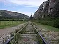 Train track to Rocas de Suesca