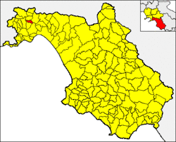 Roccapiemonte within the Province of Salerno