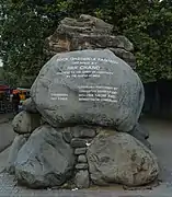 Dedication day memorial, 7 July 1988.