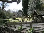 The church and lychgate