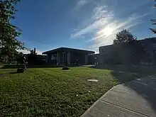 A photo of the Student Union and Academic II buildings at Rockland Community College.