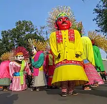 Image 76Ondel-ondel, a large puppet figure featured in Betawi folk performance (from Culture of Indonesia)