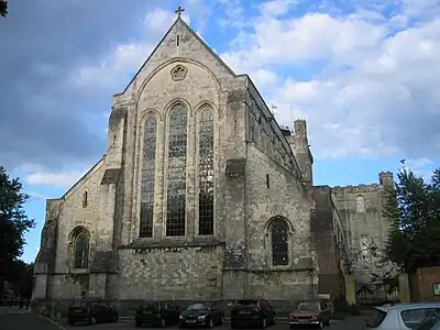 Image 86The West window of Romsey Abbey (from Portal:Hampshire/Selected pictures)