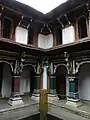 The courtyard around the Omkareshwar Temple in Ukhimath.