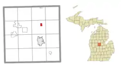 Location within Isabella County