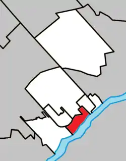 Location within Thérèse-De Blainville RCM.