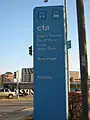 Rosemont Transit Center Sign, November 2007