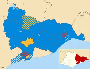 2011 results map