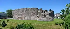 Photo of a stone castle