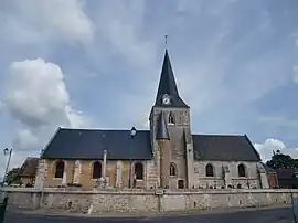 The church in Rougemontiers