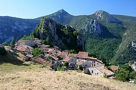 A general view of the village of Rougon