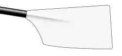 Image showing the rowing club's blade colours