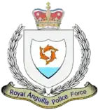 The crest of the Royal Anguilla Police Force