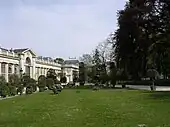 View of the Orangery in the direction of the theatre