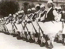 Royal Guard of Albania in 1921.