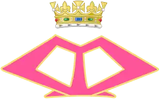 Monogram of Queen Marie of Romania