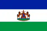 Royal Standard of Lesotho from October 4, 2006.