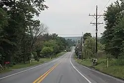 Eastbound US 422 in Pine Township