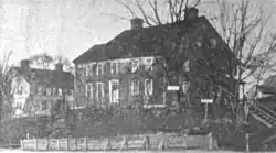 a house above a street