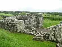 Image 77Birdoswald – showing partial blockage of main (east) gateway (from History of Cumbria)