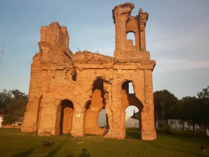 Humaitá church today — a tourist attraction