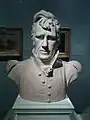 Bust of General Andrew Jackson (1819), terracotta, at the Art Institute of Chicago in Chicago